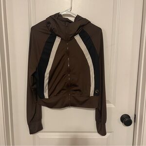 Pro Player Brown Zip-Up Hoodie / L